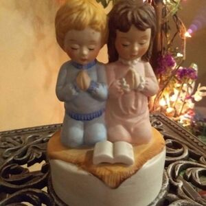 The most adorable kids praying figurine. They look very sweet.